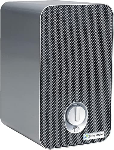 GermGuardian AC4100 3-in-1 HEPA Air Purifier System with UV Sanitizer and Odor Reduction, 11-Inch Table Top Tower by Guardian Technologies