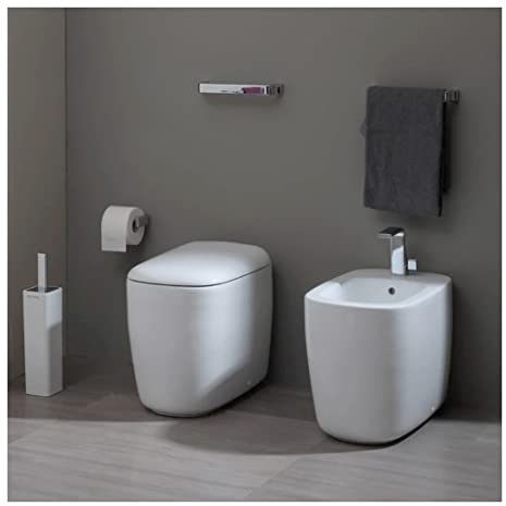 FLAMINIA BIDET SERIE MONO' BACK TO WALL MONOFORO BIANCO.