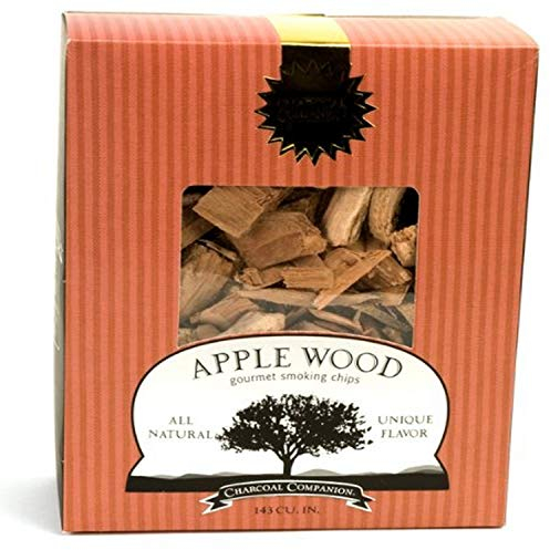 Charcoal Companion Gourmet-Räucherchips aus Apfelbaumholz, braun, 7.01 x 17.3 x 21.31 cm, CC6002
