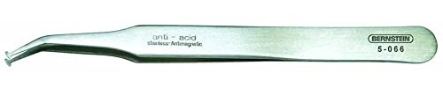 Bernstein Werkzeug SMD-Pinzette, 300 abgewinkelt, 120 mm, 2,5 mm breit, 5-066