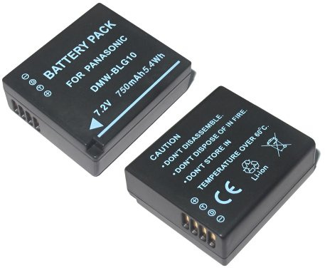 Akku DMW-BLG10 DMW-BLG10E CS-BLG10MC für Panasonic DMC-GF6 mit 750mAh / 7,2V / neustem Infochip !