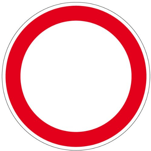 Verbotszeichen - Durchfahrt verboten - Aluminium - Ø 40 cm