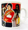 Tributo a Michael Jackson, tazza in ceramica decorata a mano nel Regno Unito
