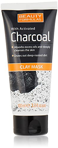 Beauty Formulas With Activated Charcoal Clay Mask 100 millitres
