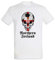 Urban Backwoods Northern Ireland Irish Football Skull Flag Herren T-Shirt Weiß Größe 2XL
