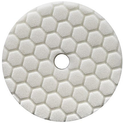 Chemical Guys BUFX114HEX6 Hex-Logic Quantum Light-Medium Polishing Pad, White (6 Inch)