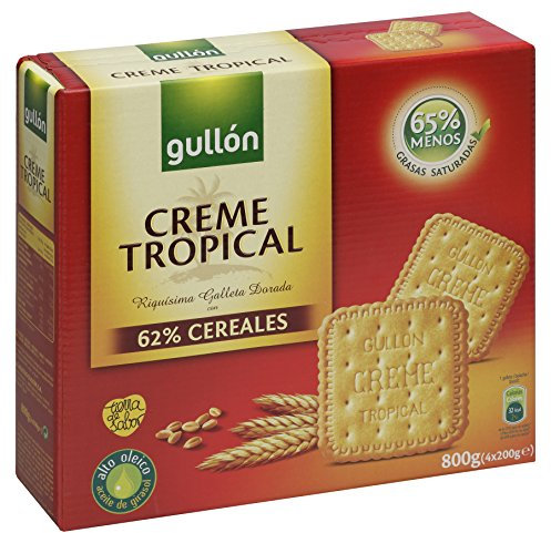Gulln - Creme Tropical - Galletas - 4 X 200 g - [pack de 3]