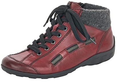Rieker Jinnie Damen Casual Zip Schnüren Ankle-Boots