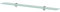 vidaXL Wand Regal Glasregal Glasboden Glasablage Badregal Glas 90x10 cm 8 mm