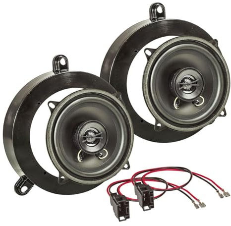 tomzz Audio 4034-002 TA13.0-Pro Lautsprecher Einbau-Set kompatibel mit Mercedes C-Klasse W203 S203 hintere Tür 130mm Koaxial System