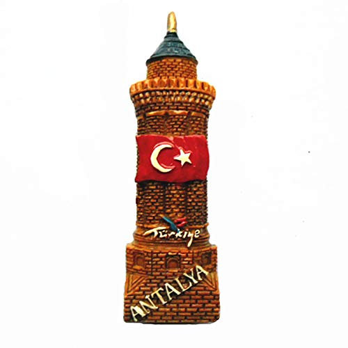 Antalya Türkei 3D Kühlschrankmagnet Reiseaufkleber Souvenir Haus und Küche Dekoration, Truthahn Kühlschrankmagnet