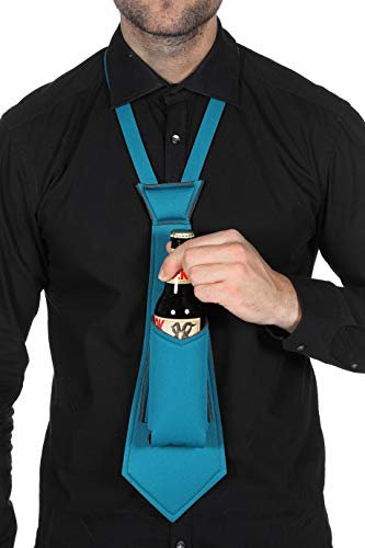 Wilbers Kost?m Zubeh?r Krawatte Halter Bierflasche Karneval Fasching Party