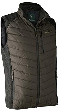 Deerhunter Moor Padded Waistcoat w. Knit Timber X-Large Green X-Large Green
