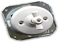 Cadre individuel surface en porcelaine (interrupteur encastré porcelaine)