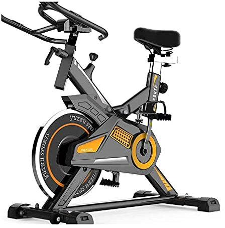 SMSOM Exercise Bike, Stationary Bikes, Fitness Bike with iPad Holder, LCD Monitor and Comfortable Seat Cushion, Indoor Cycling Bikes Perfect for Home Gym Workout