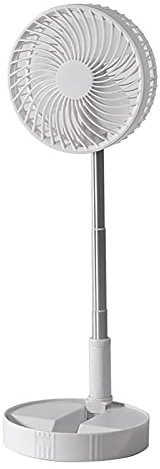 Ventilatori a piantana Ventole A Piedistallo Mute, Ventola con Piedistallo Regolabile in Altezza, Ventola Oscillante Telescopica A 4 velocità USB/Pieghevole