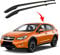 OMAC Dachreling Dachgepäckträger Relingträger kompatibel mit Subaru XV 2012-2018 Alu Schwarz 2X