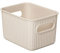 TATAY Baobab ECOHOME, rechteckig, 1,5 l Fassungsvermögen, aus Polypropylen, BPA-frei, Kunststoff 100% recycelt, Maße 12,5 x 16,4 x 10 cm, Beige, 7010138