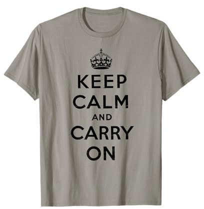 Keep Calm and Carry On Poster vintage T-Shirt