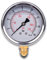 Glyzerin Manometer mit radialem Anschluss, IP65 Edelstahl 63 mm mit unterem Anschluss, 1/4 Glyzerin (0-16 bar)