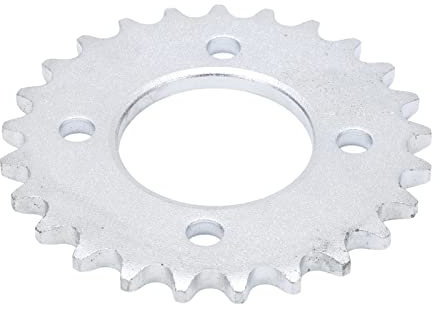 420 Cadena 25T 48mm Piñones Traseros de Motocicleta, Piñón Trasero de Acero Piñón de Transmisión Trasera para Karts Motocicletas Atvs
