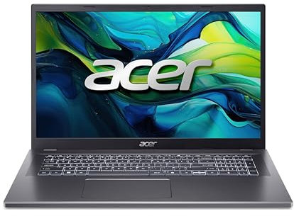 acer Aspire 17 (A17-51M-503B) Laptop | 17 FHD IPS Display | Intel Core i5-1334U | 16 GB RAM | 512 GB SSD | Intel Iris Xe Graphics | Windows 11 | QWERTZ Tastatur | grau