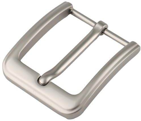 McFanBe Gürtelschnalle 28mm bis 38mm Single Prong Square Gürtelschnallen für Frauen Männer Ersatz Ledergürtel (40mm, Schnalle12)