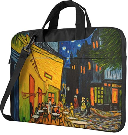 Niapessel Laptop Bag Laptop Case 14 Inch Computer Bags Van Gogh Painting Printed Padded Sleeve Cover for Women Men