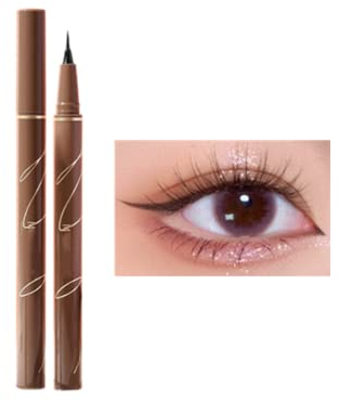 Flüssiger Eyeliner Langanhaltend Pigmentiert Wasserfester, Wischfester Liquid Liner für Augen,Gesicht und Körper (schwarz)