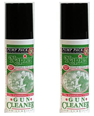 BushWear Napier Gun Cleaner Pump Spray Bundle Pack of 2 - Cleans and oils any type, Will not degrease