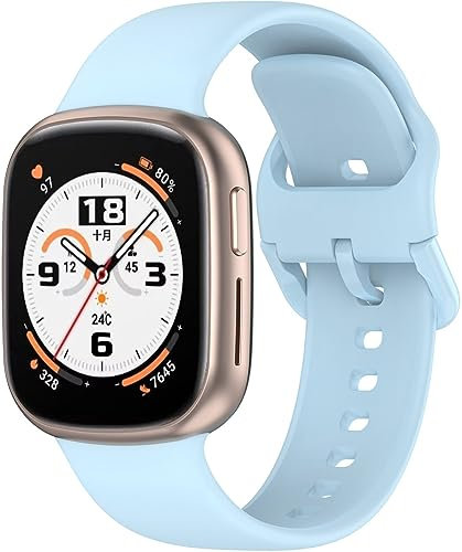 BBZ Honor Watch 4 Correa,Correa de silicona para la muñeca Bracelet Wristband Compatible con Honor Watch 4