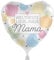 Folienballon für die Weltbeste Lieblingsmama Ballon Muttertag Deko Geschenk Mama Geburtstag Mutter Luftballon Weihnachten Geschenk Mutti, Made in EU, Helium geeignet