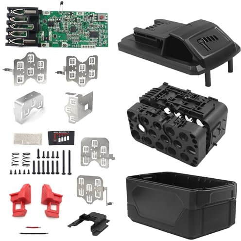 Aernair 9Ah Battery Case Replacement for Milwaukee M18 48-11-1890, Battery Rebuild Kit Shell Housing Broken Battery Repair with Circuit Board