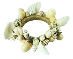 AD-BCrbgen 12 Stück Muschel-Serviettenringe for Hochzeiten