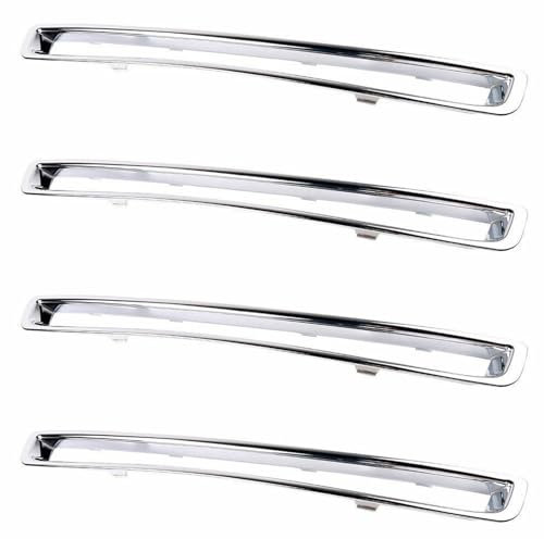 ClAZTyict 4X Chrom Außen Front ÜBerzogener StoßStangen Rahmen Grill für XC90 2007-2014 30698143