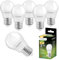 Lumiled LED Lampen E27 P45 8W ersetzt (60W Glühlampe) 6 Stück Set 806lm 3000K warmweiß 180 Grad Lichtwinkel 230V Glühbirne Birne Leuchtmittel Kugelform Kugel Energiesparlampe