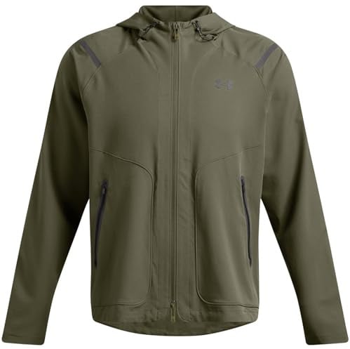 Under Armour Mens Ua Unstoppable Jacket Lc Tracksuit Top Green/black S