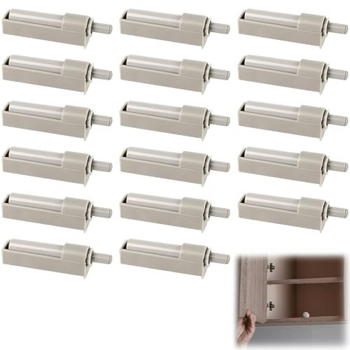 17 Stück Schranktür Dämpfer,Türdämpfer Schrank,Softclose,Soft Close Nachrüstung,Türdämpfer,Kann Verwendet Werden, Um Ihre Tür Vor Stößen Zu Schützen(Schrauben nicht im Lieferumfang enthalten)