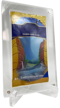 TCG Cases Selbstaufbau Acryl Case Made in Germany passend für Lorcana Booster magnetisch Aufsteller Rahmen inklusive Acryl Ständer Protection Schutzhülle Sleeve