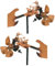 Handgefertigte Metallwindmühle mit Schlagzeuger,Handgemachte Metall Windmühle Trommler,Kinetische Gartenskulptur, Windspiel für Garten, Rasen, Terrasse (1)