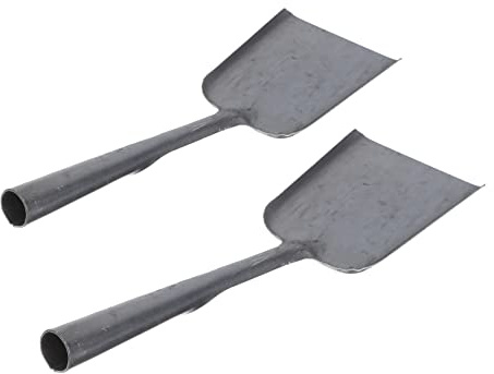 2pcs Iron Coal Ash Shovel Hand Spade for Kitchen and BBQ Use
