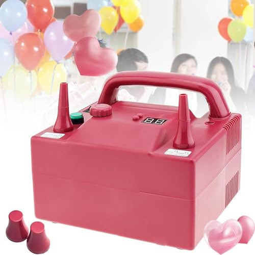 Inflador De Globos Eléctrico De 800 W, Soplador De Globos Comercial, Bomba De Doble Orificio, Ahorra Tiempo, For Diversos Globos En Eventos, Fiestas Y Bodas.