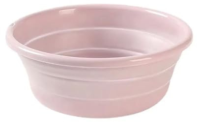 2pcs Multi-Size Foldable Large Washbasin Lightweight Space Saving Collapsible Basin Portable Camping Sink Outdoor for Kitchen(Pink-L)