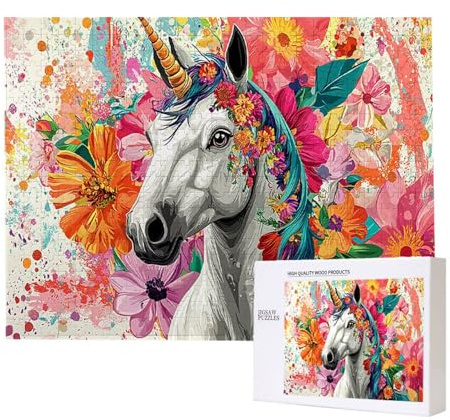 Puzzle für Erwachsene 6000 Teile Einhorn 179 x 105cm Puzzles für Erwachsene Pädagogisches Spiel Herausforderung Spielzeug 6000 Teile Puzzles für Kinder Als Geschenk und Wanddekoration l-188
