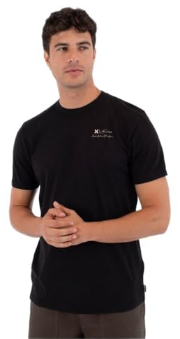 Hurley Herren T-Shirt Short Sleeve Men - Helio Pipeline Photo T-Shirt