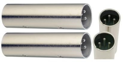 2 Xlr Male/Xlr Male Adapt.-Met