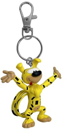 Plastoy Marsupilami Schlüsselanhänger Marsupilami glücklich - Kunststoff - 12 cm