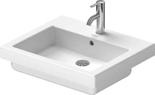 Duravit 0315550000 Vero 21-5/8 Rectangular Ceramic Drop In Bathroom Sink