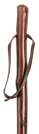 Chestnut Hiking Stick with Spike Ferrule
