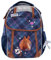 Miss Melody Schulrucksack - BLAU/Kariert - Depesche 6796A